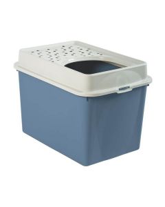 Berty Cat Toilet Top Rotho Mypet Bleu