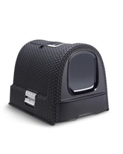 Maison Toilette Curver Petlife Litter Box Anthracite