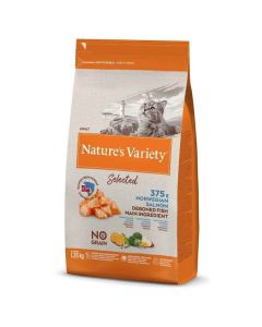 Nature's Variety Croquettes Selected Chat Adulte saumon norvégien 1.25 kg