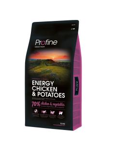 Profine Croquettes Chien Energy au Poulet 15 kg