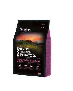 Profine Croquettes Chien Energy au Poulet 3 kg