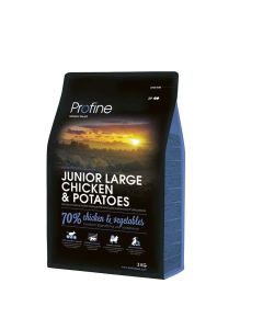 Profine Croquettes Junior Large au Poulet 3 kg