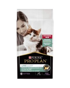 Purina Proplan Cat LiveClear Chaton Dinde 1,4 kg