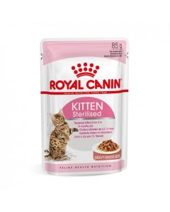 Royal Canin Kitten Sterilised 12 x 85 grs - La Compagnie des Animaux