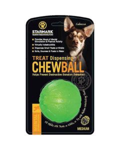 Starmark Jouet Treat Dispensing Chew Ball Ø 7 cm M