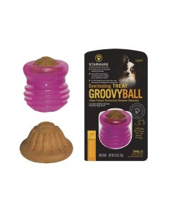 Starmark Jouet Everlasting Treat Groovy Ball Ø 6 x 8 cm S