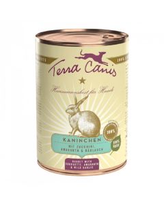 Terra Canis Classique Pâtée Lapin pour Chien Adulte 400 g