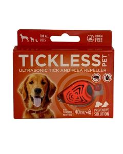 Tickless Pet Orange à pile