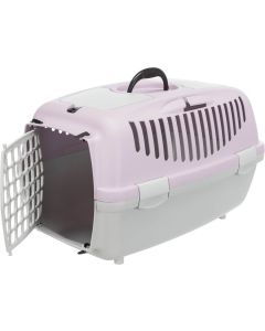 Trixie Box de transport Capri gris clair / mauve - La Compagnie des Animaux