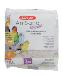 Zolux Litière Sable Anisand Crystal pour oiseaux 2 kg