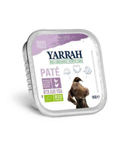 Yarrah Bio Pâté de dinde à l’aloe vera pour chien 14 x 150 grs- La Compagnie des Animaux