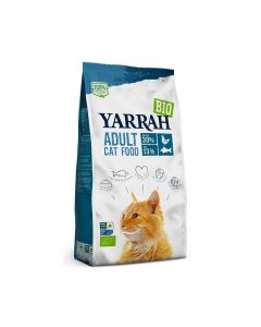 Yarrah Bio croquettes au poulet et poisson sans céréales (Grain Free) pour chat 2,4 kg