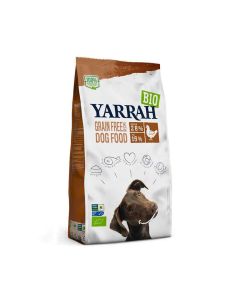 Yarrah Bio Croquettes sans céréales (Grain Free)  au poulet pour chien 2 kg- La Compagnie des Animaux